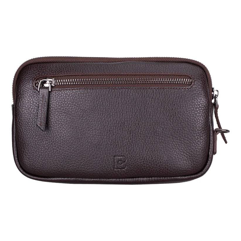 Noma Leather Clutch Bag Buff Bouletta