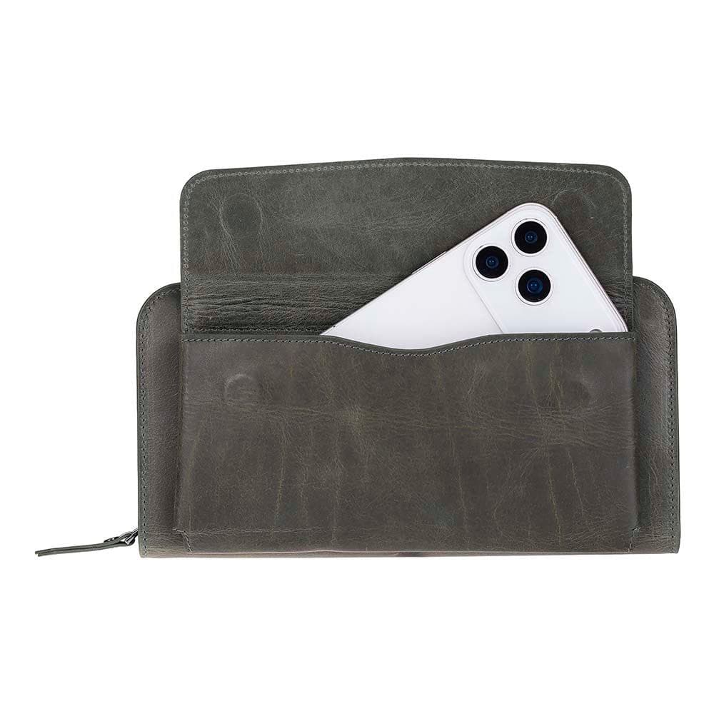 Novarco Leather Clutch Handbag Bouletta