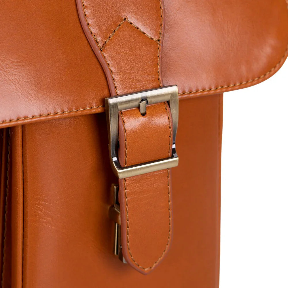 Olympus Leather Business Briefcase / Laptop Case Bouletta