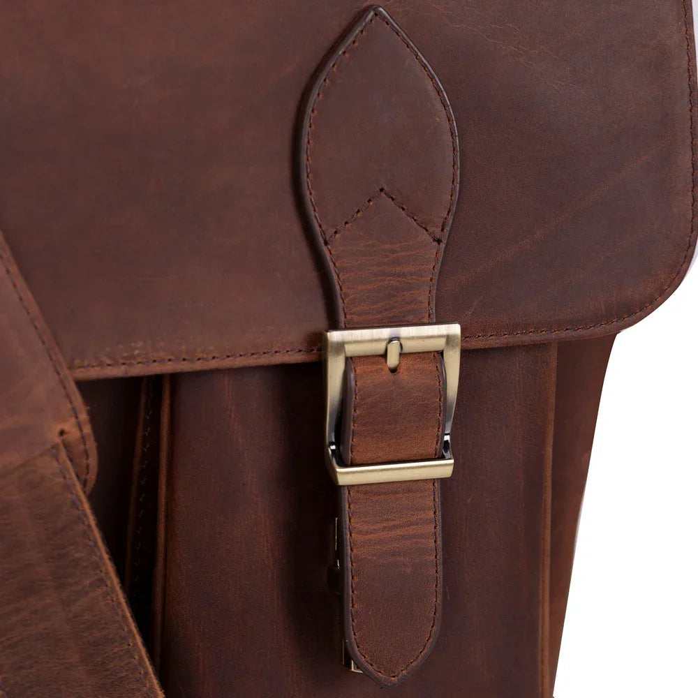 Olympus Leather Business Briefcase / Laptop Case Bouletta