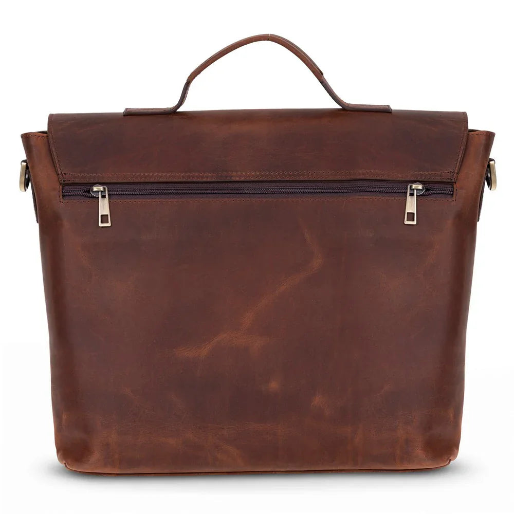 Olympus Leather Business Briefcase / Laptop Case Bouletta