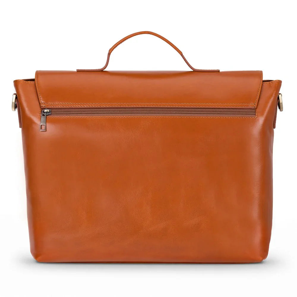 Olympus Leather Business Briefcase / Laptop Case Bouletta