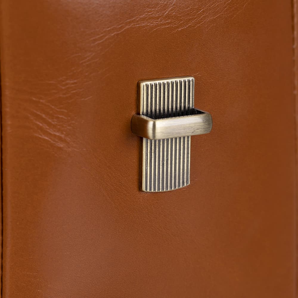 Olympus Leather Business Briefcase / Laptop Case Bouletta