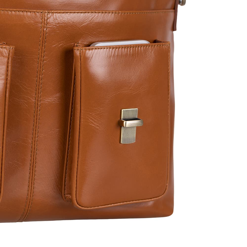 Olympus Leather Business Briefcase / Laptop Case Bouletta