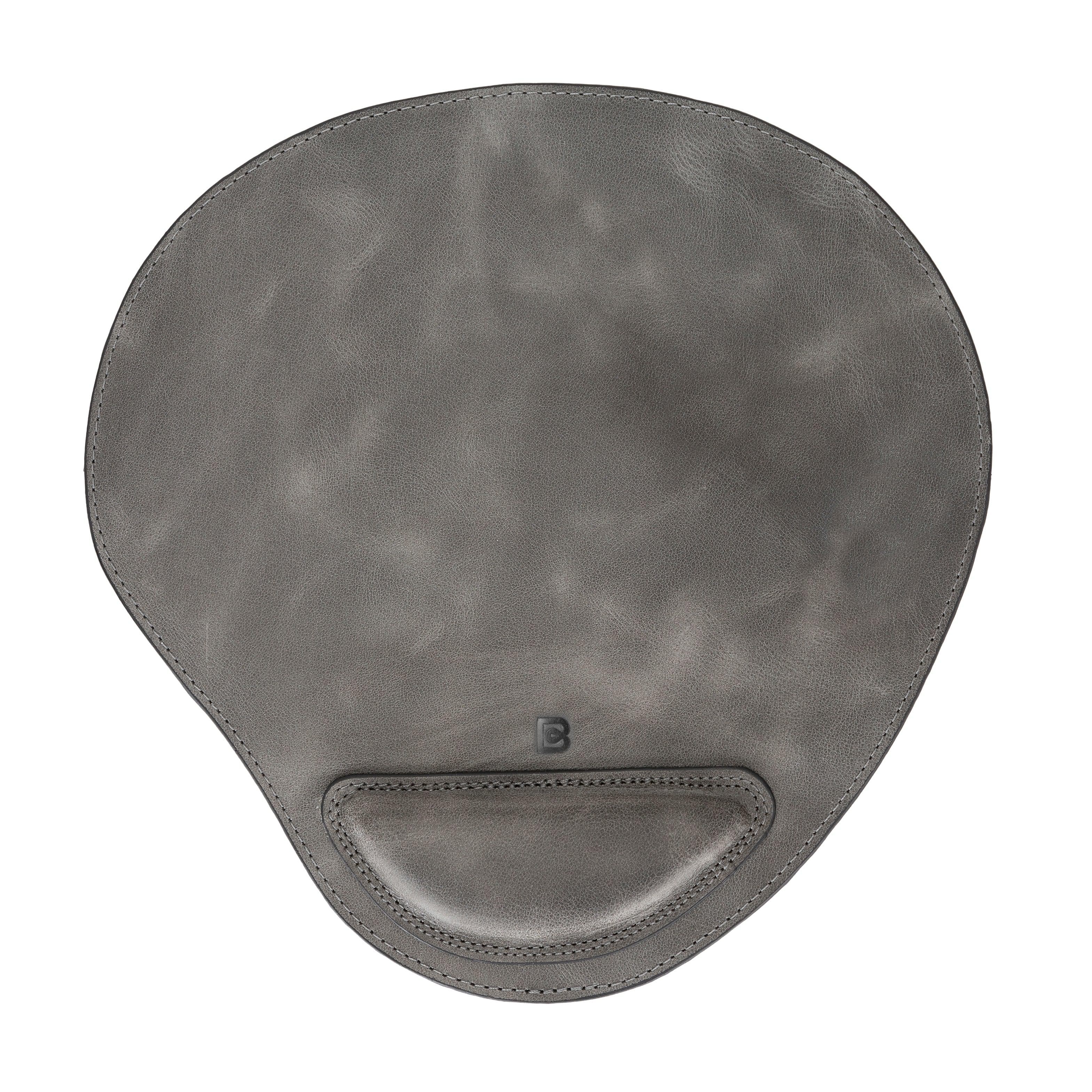 Onyxia Leather Mouse Pad Sandy Gray Bouletta