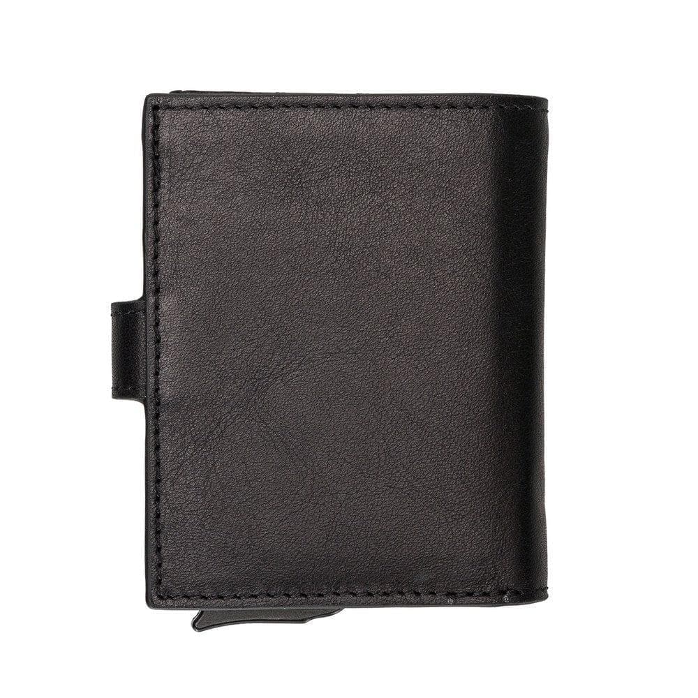 Palermo Zip Mechanical Genuine Leather Card Holder Bouletta