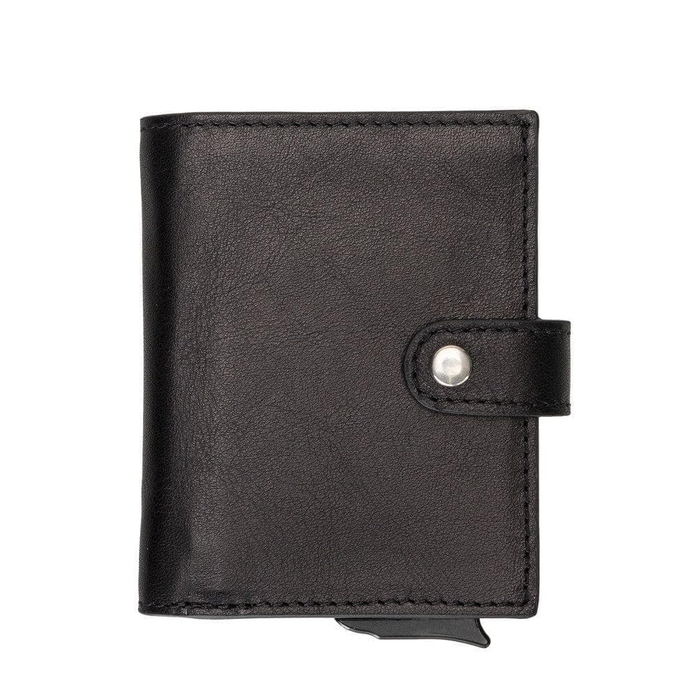 Palermo Zip Mechanical Genuine Leather Card Holder Bouletta