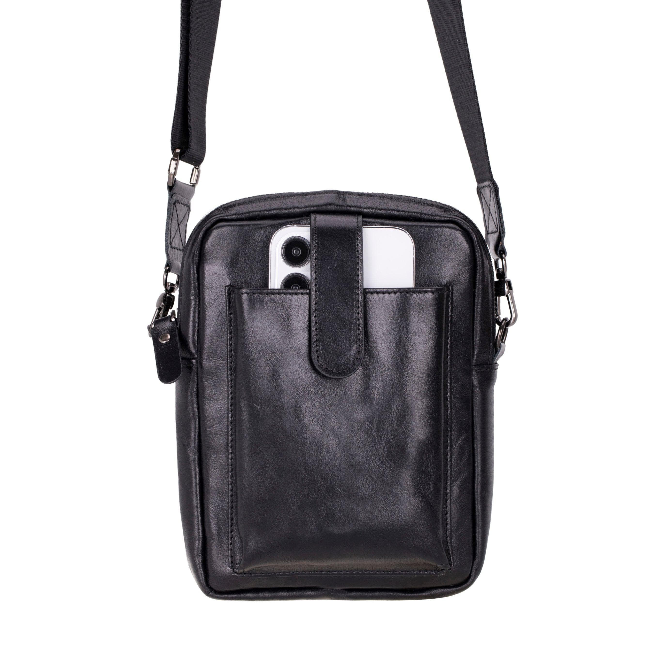 Pisa Genuine Leather Crossbody Bag Bouletta