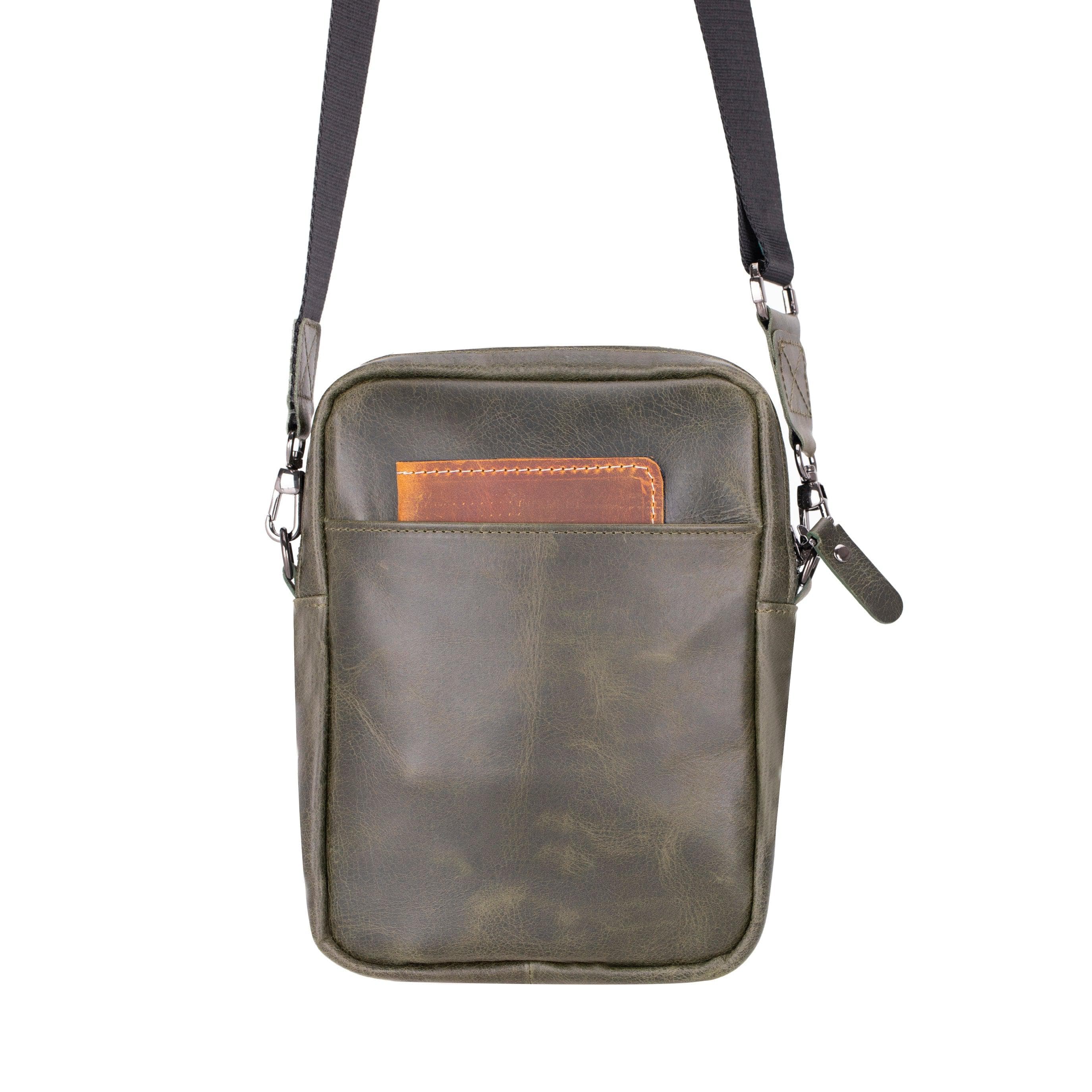 Pisa Genuine Leather Crossbody Bag Bouletta