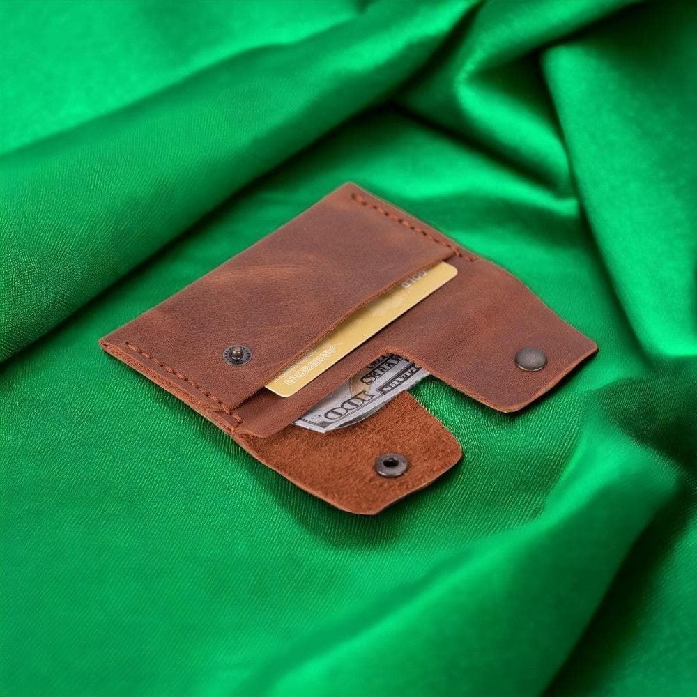 Porta Geniune Leather Card Holder Tiguan Brown Bouletta