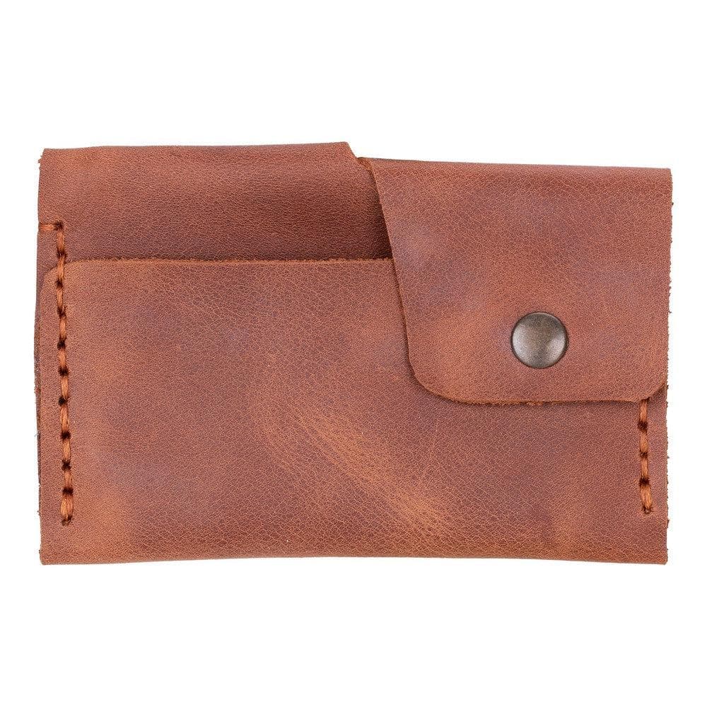 Porta Geniune Leather Card Holder Tiguan Brown Bouletta