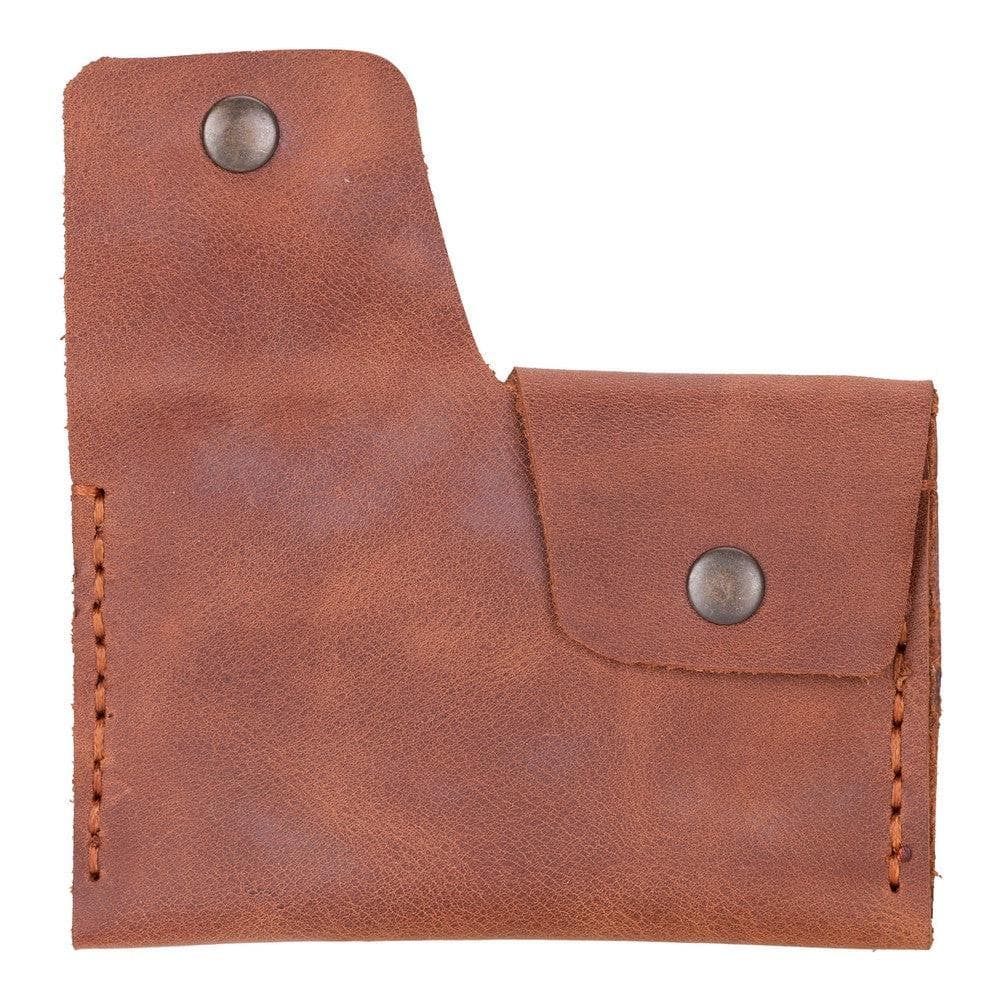 Porta Geniune Leather Card Holder Tiguan Brown Bouletta