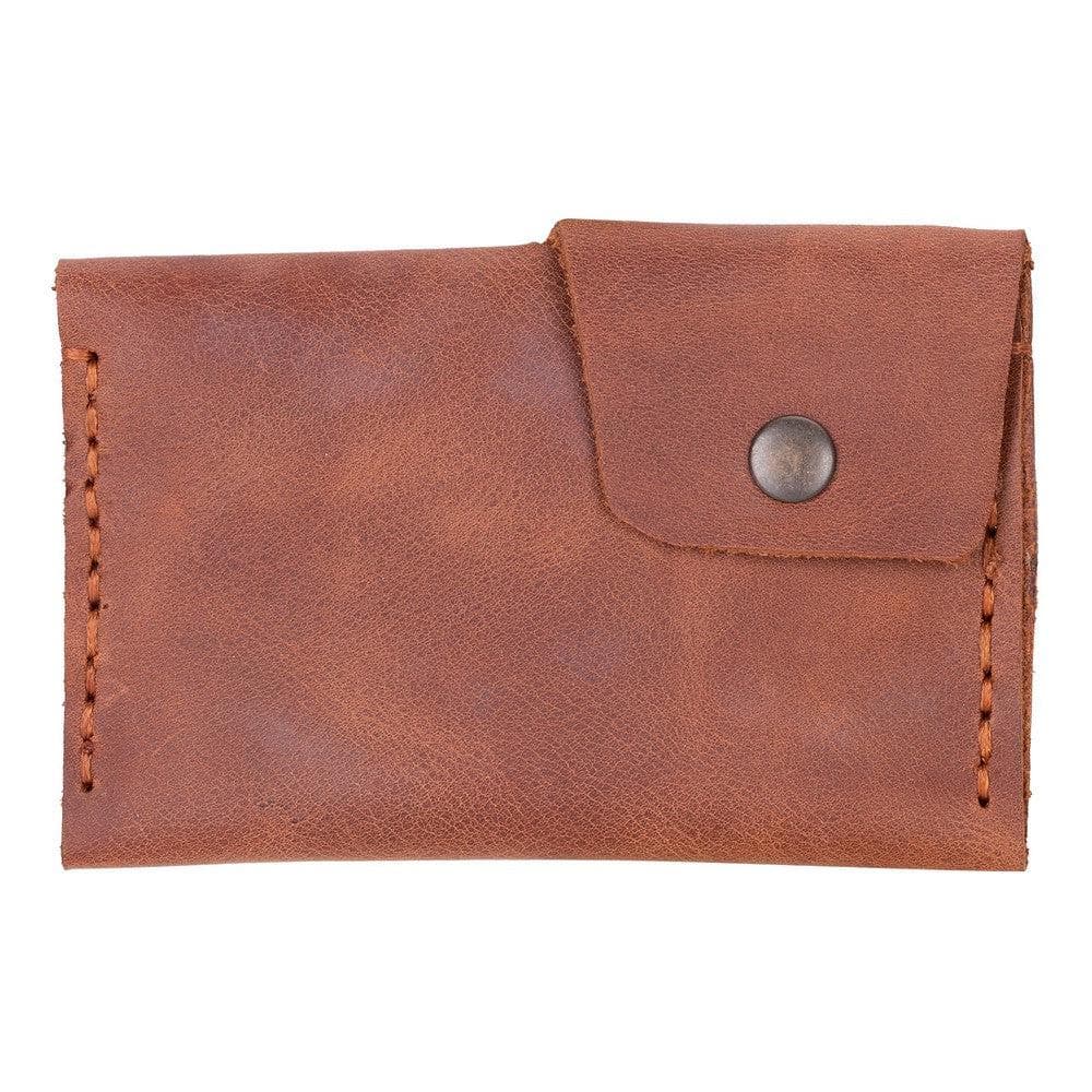 Porta Geniune Leather Card Holder Tiguan Brown Bouletta