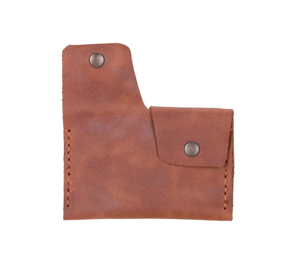 Porta Geniune Leather Card Holder Tiguan Brown Bouletta