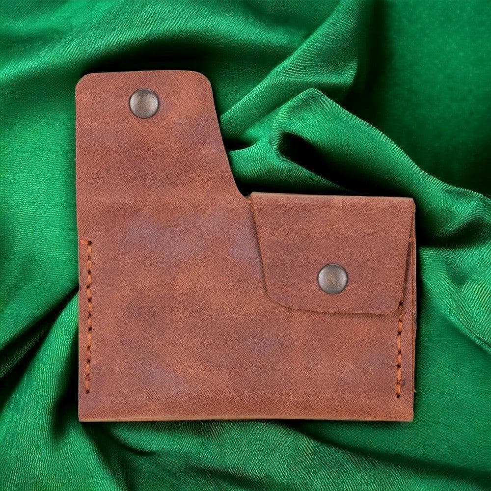 Porta Geniune Leather Card Holder Tiguan Brown Bouletta