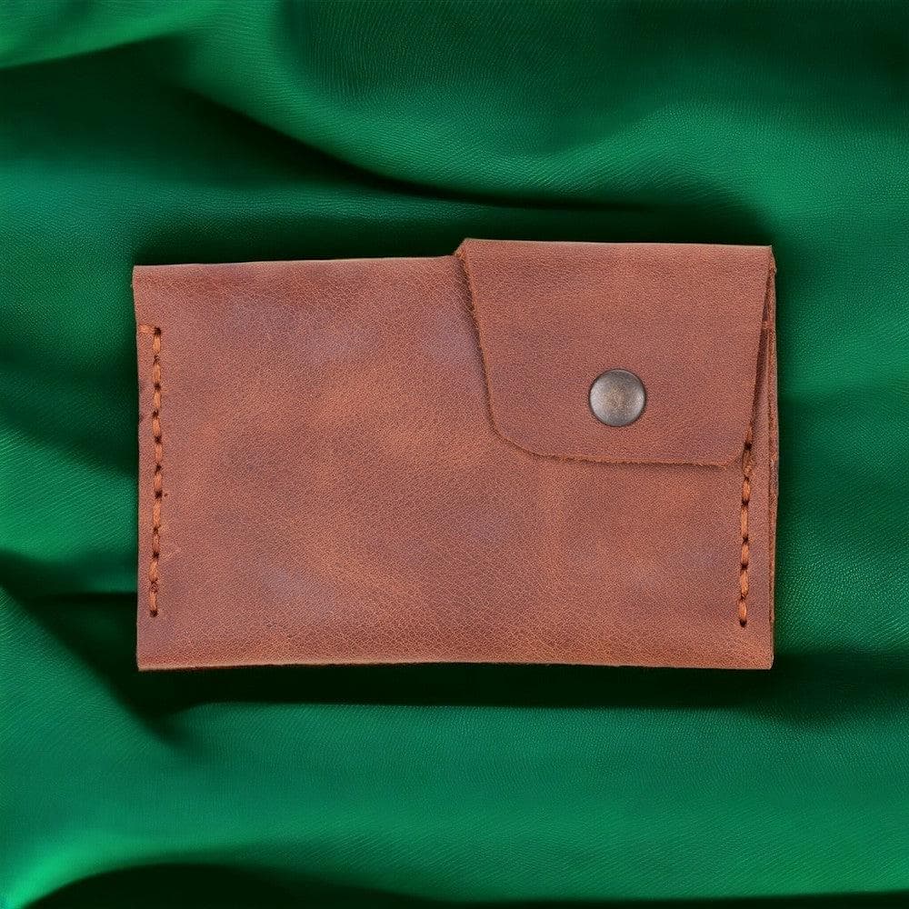 Porta Geniune Leather Card Holder Tiguan Brown Bouletta