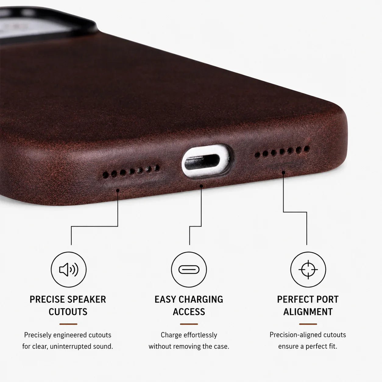 Prestige iPhone 17 Pro Max Leather Case Bouletta