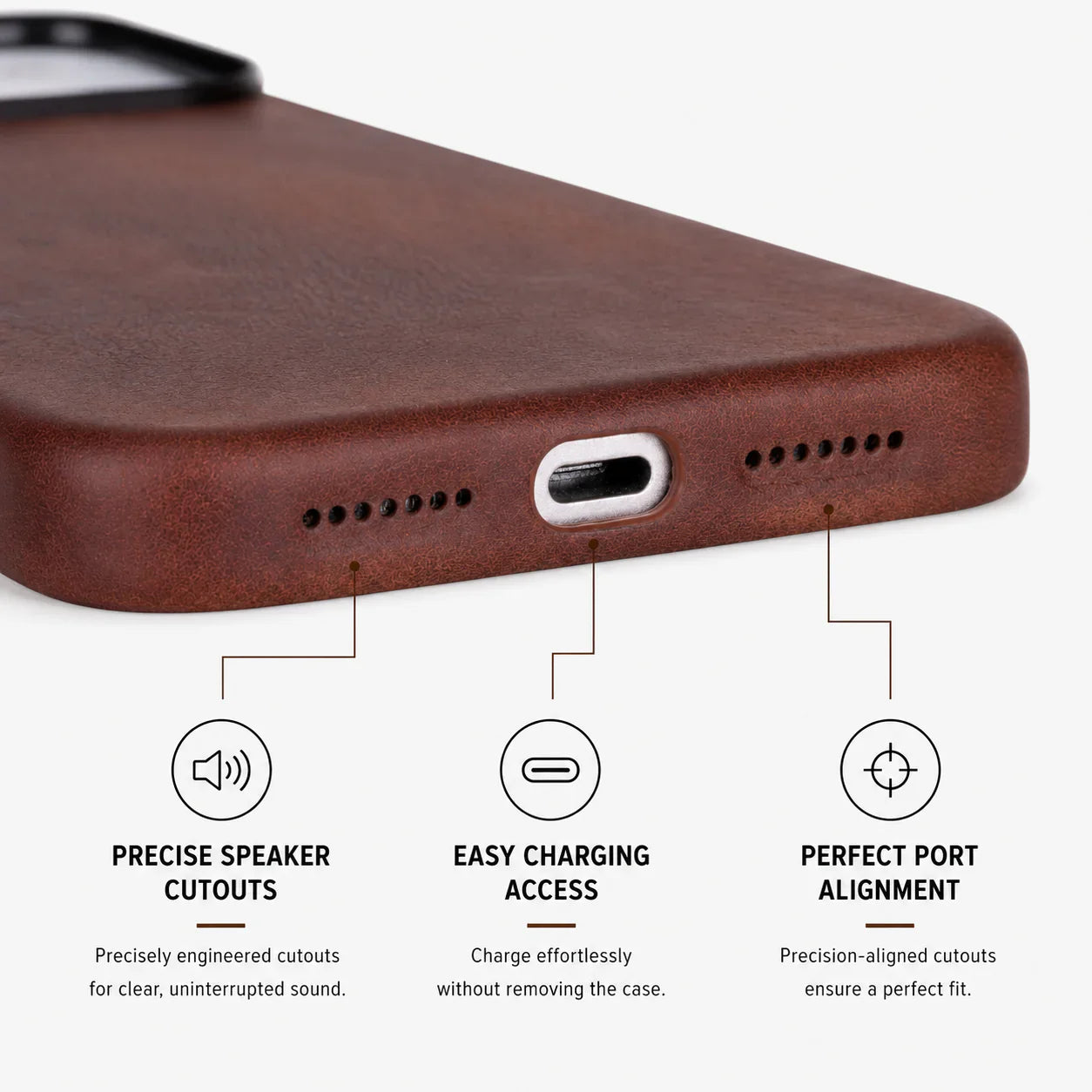 Prestige iPhone 17 Pro Max Leather Case Bouletta
