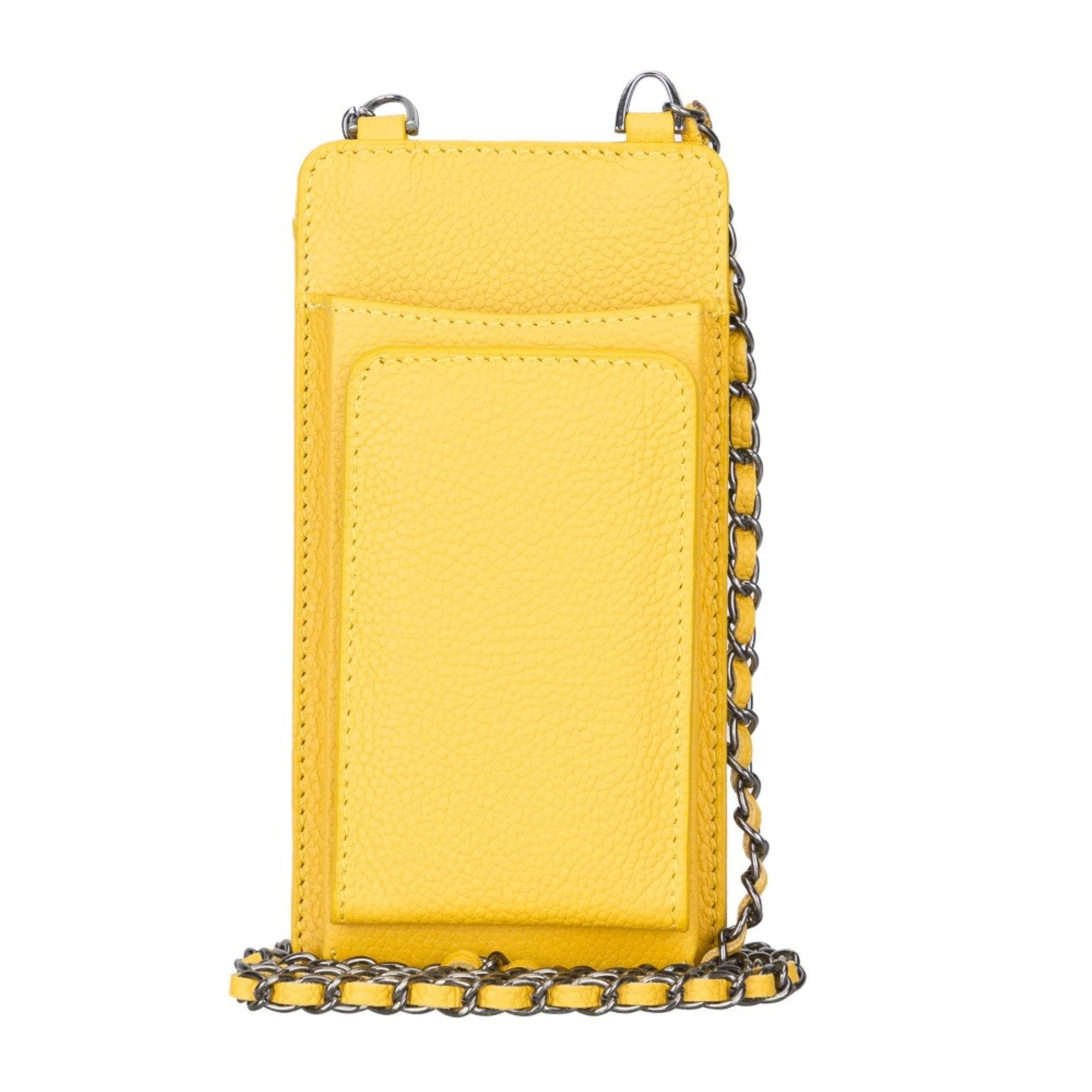 Reina Shoulder Strap Leather Bag - FL12 Yellow Bouletta LTD