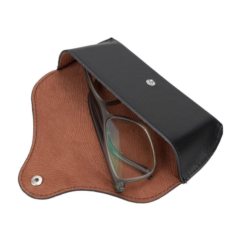 Roan Leather Glasses Case Black Bouletta B2B