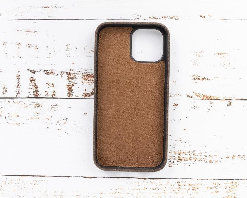 Rock Cover CC iPhone 13 Series Genuine Leather Case / RC CC - iPhone 13 6.1" / ANTIC BROWN Bouletta LTD