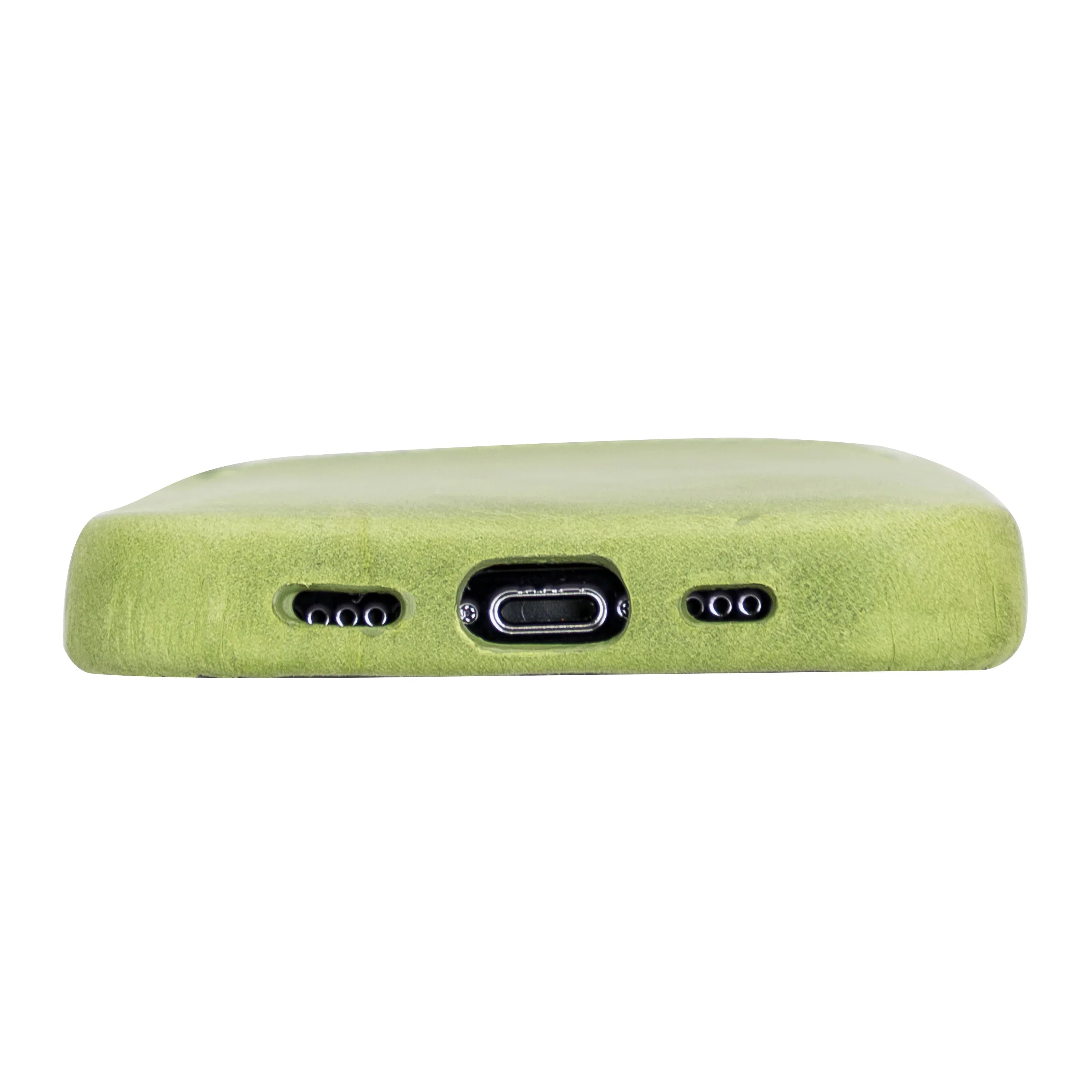 Rock Cover iPhone 13 Pro Leather Case with Card Holder Green Bouletta