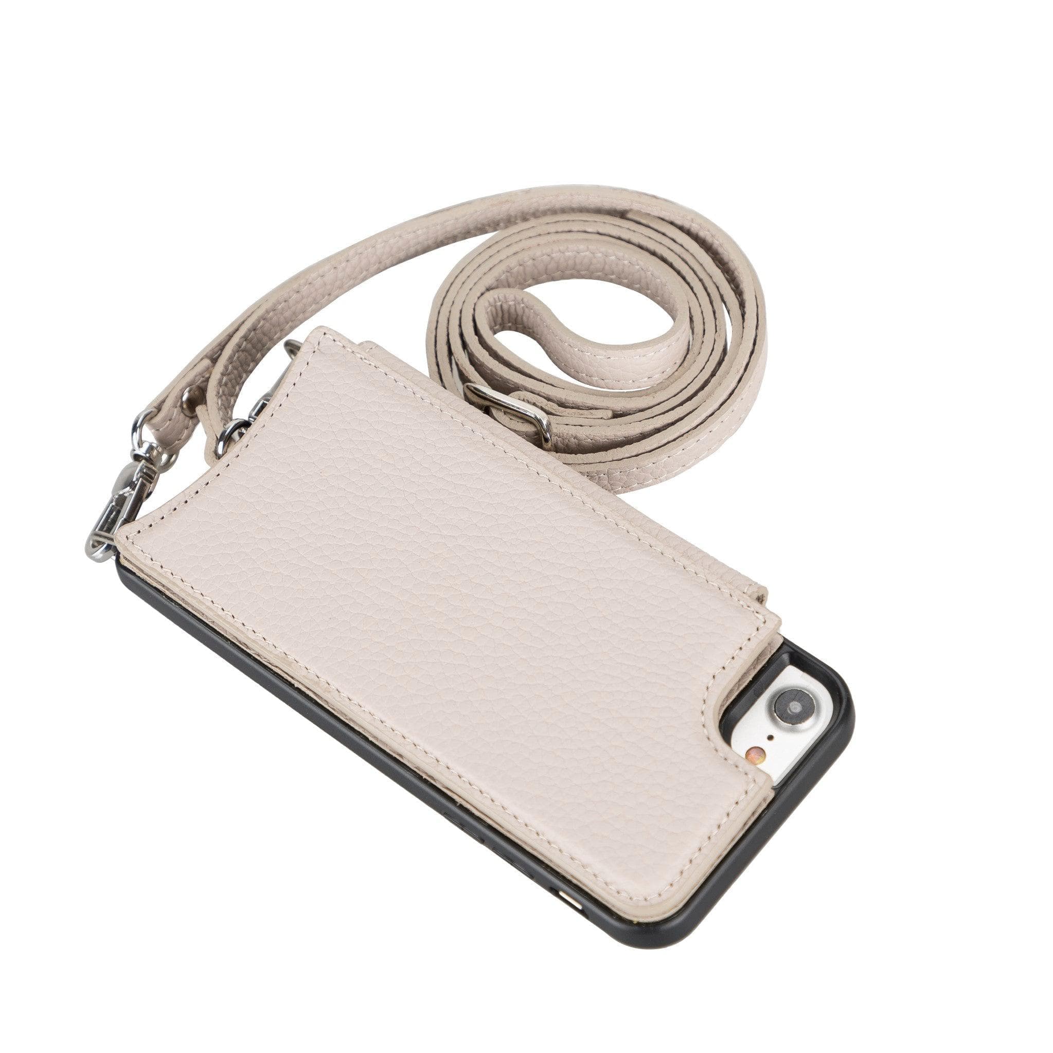 Saff iPhone SE/8/7 Series Genuine Leather Case with Strap - SAFF UFW - FLOATER SAND FLOATER SAND Bouletta LTD