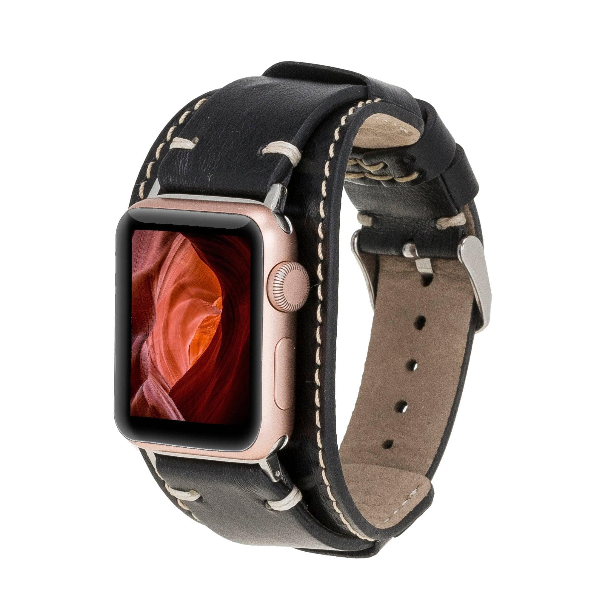 Salford Cuff Apple Watch Leather Straps RST1 / Leather Bouletta LTD