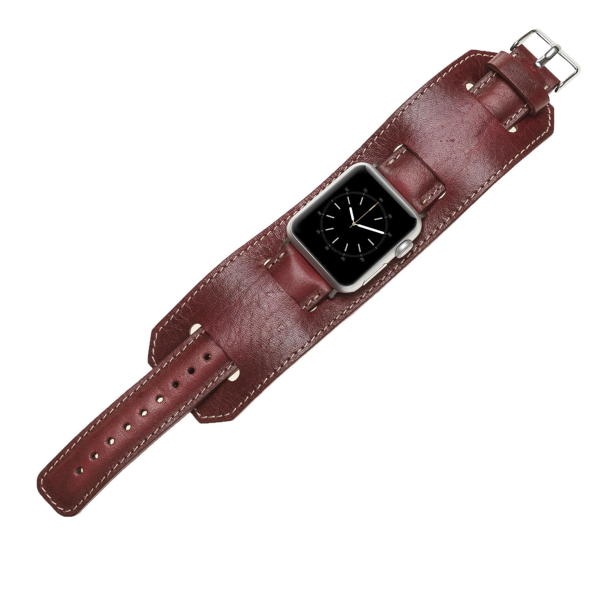 Salford Cuff Apple Watch Leather Straps Bouletta LTD