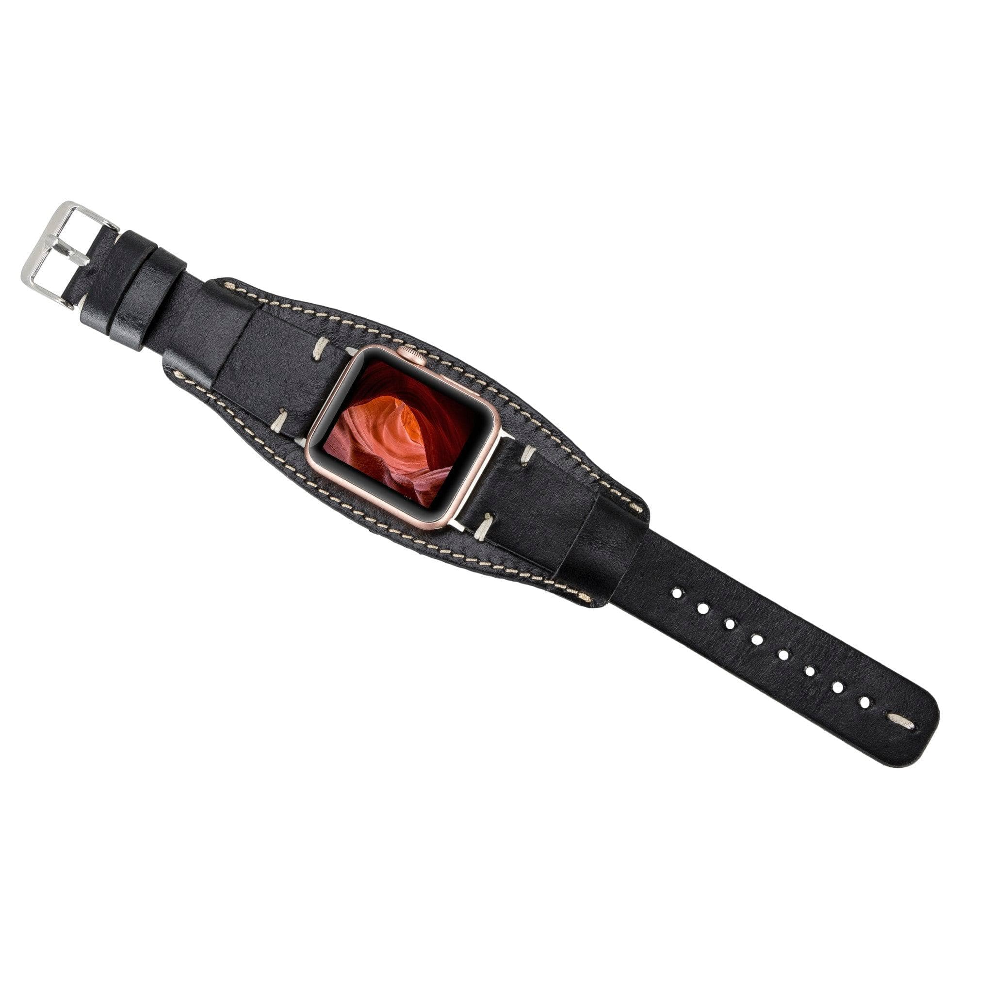 Salford Cuff Apple Watch Leather Straps Bouletta LTD