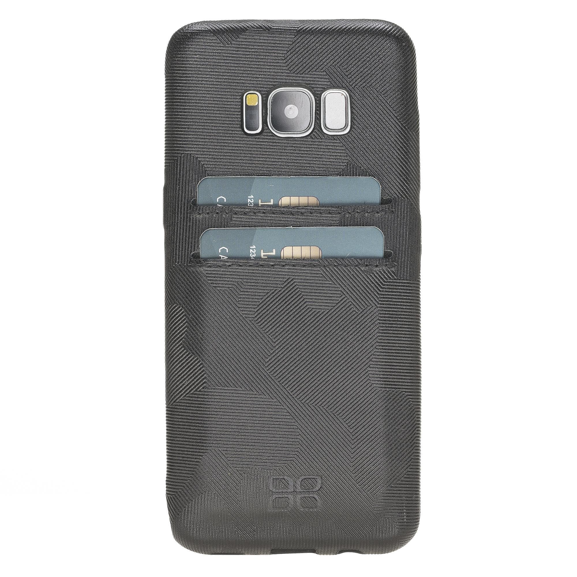 Samsung Galaxy S8 Leather Case / UCCC - Ultra Cover with Card Holder Camouflage Black PLM