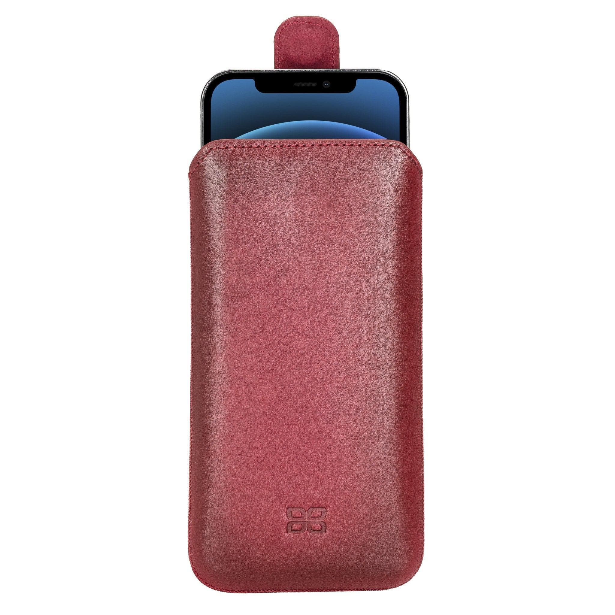 Samsung Galaxy Series Multi Leather Case | S23, S22, S21, S20, S10, Note 20, Note 10 BURNISHED VEGETAL RED Bouletta LTD