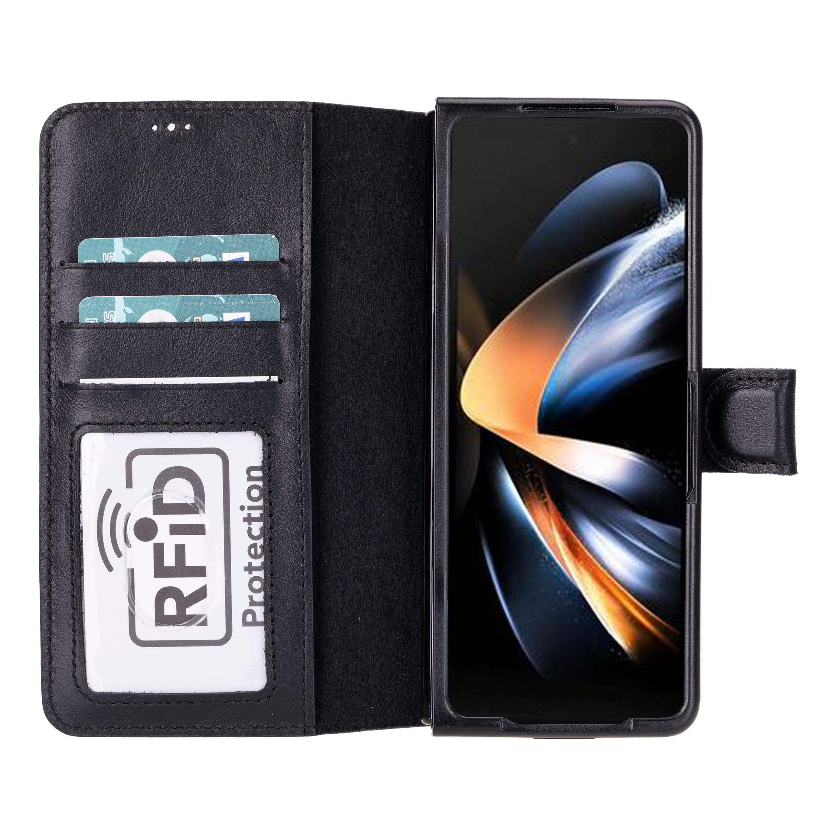 Samsung Galaxy Z Fold 5 Leather Wallets - MWS PLM