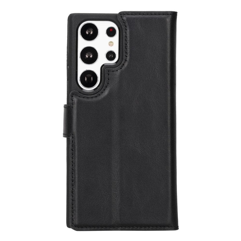 Samsung S23 Series Detachble Leather Magic Wallet Case - S23 / ANTIC BROWN Bouletta