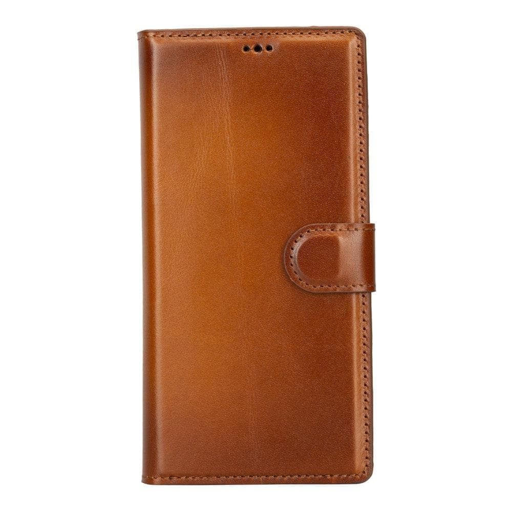 Samsung S23 Series Detachble Leather Magic Wallet Case - S23 / ANTIC BROWN Bouletta