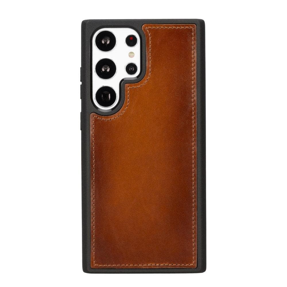 Samsung S23 Series Detachble Leather Magic Wallet Case - S23 / ANTIC BROWN Bouletta