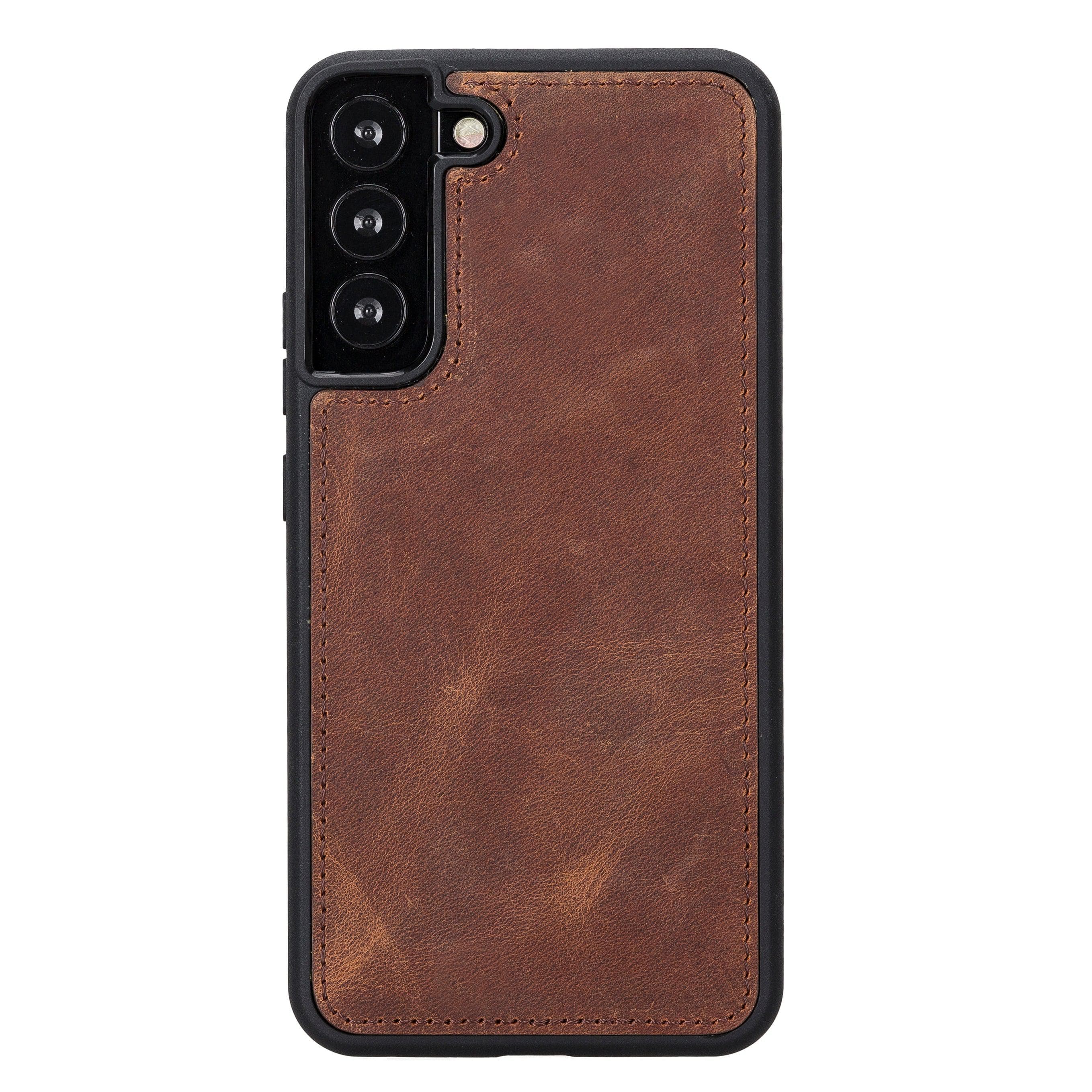 Samsung S23 Series Detachble Leather Magic Wallet Case - S23 Ultra / ANTIC BROWN Bouletta