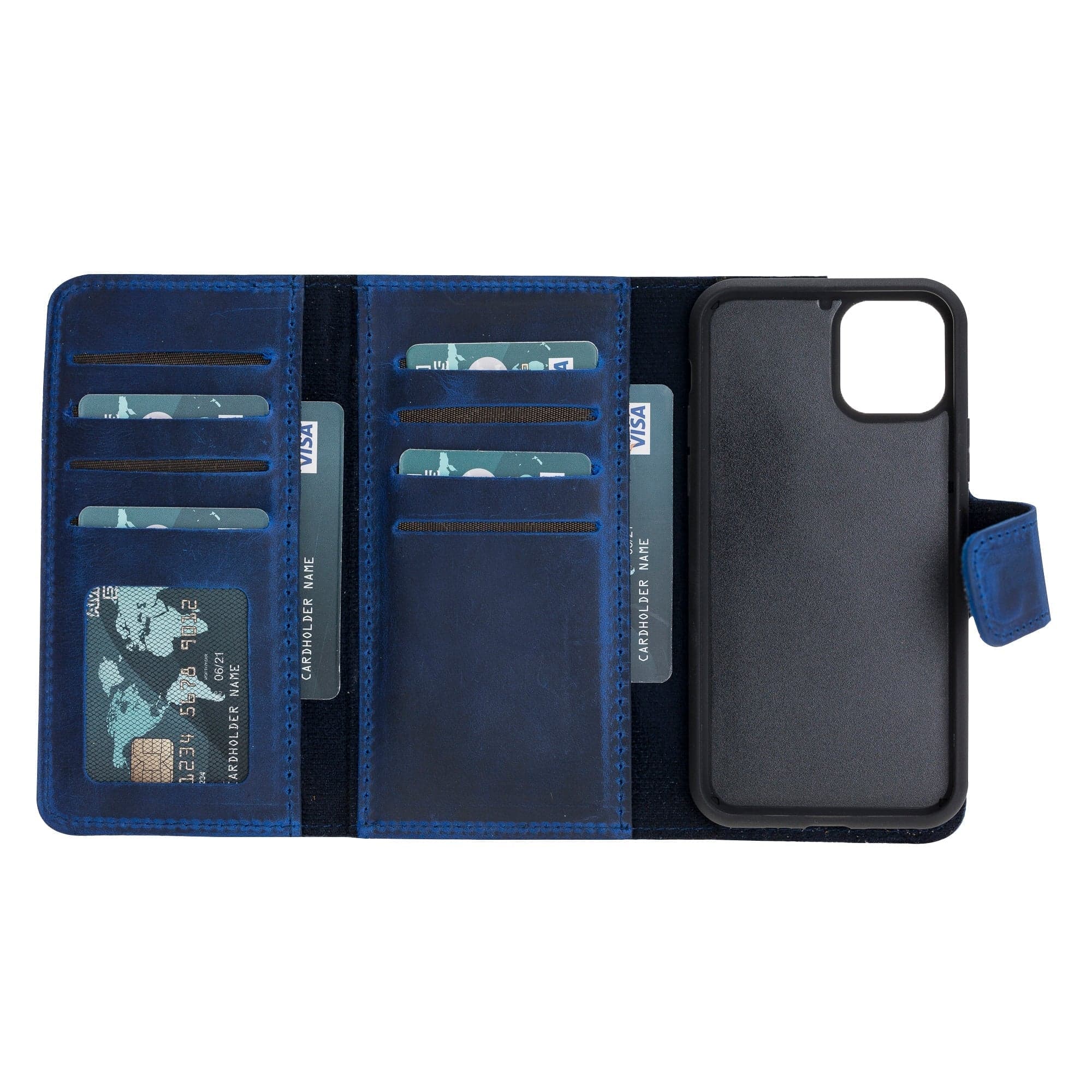 Santa iPhone 11 Pro Leather Detachable Wallet Case Bouletta