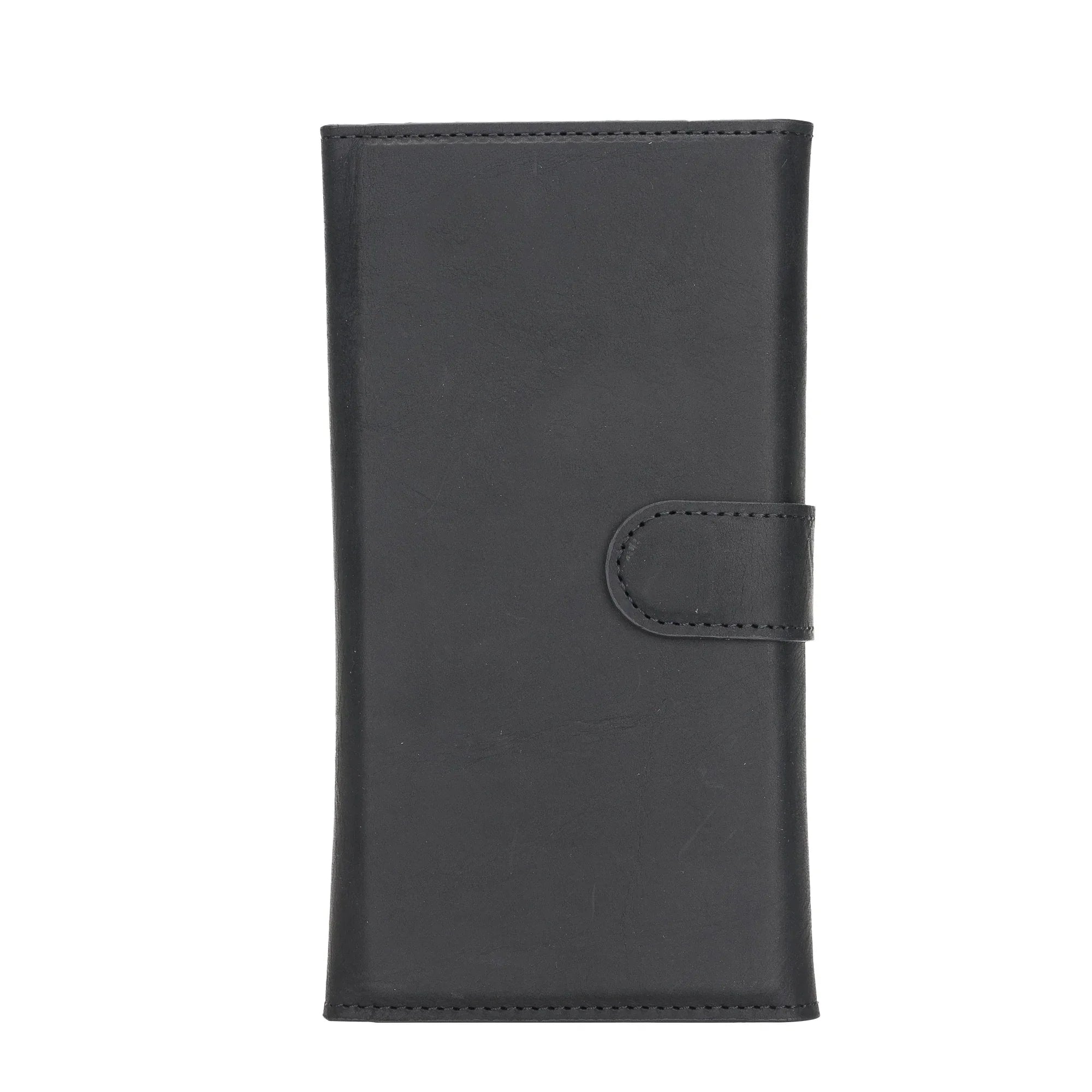 Santa iPhone 11 Pro Max Leather Detachable Wallet Case Black Bouletta