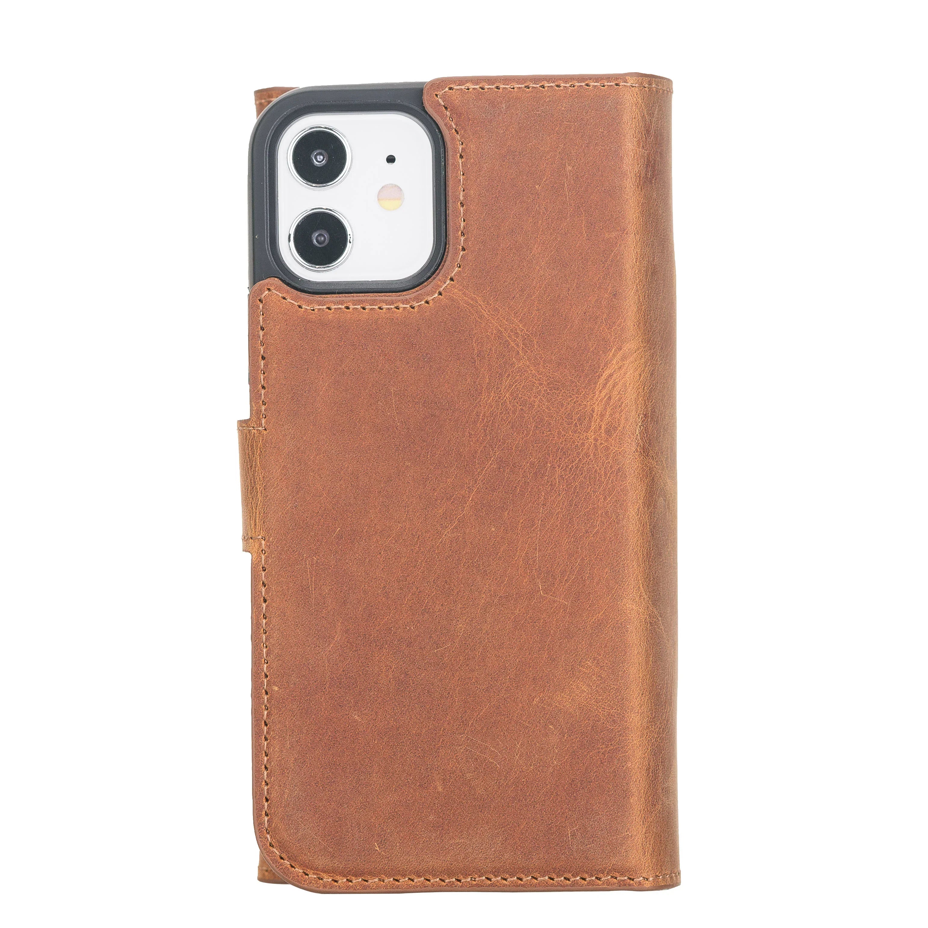 Santa iPhone 12 Mini Leather Detachable Wallet Case Bouletta