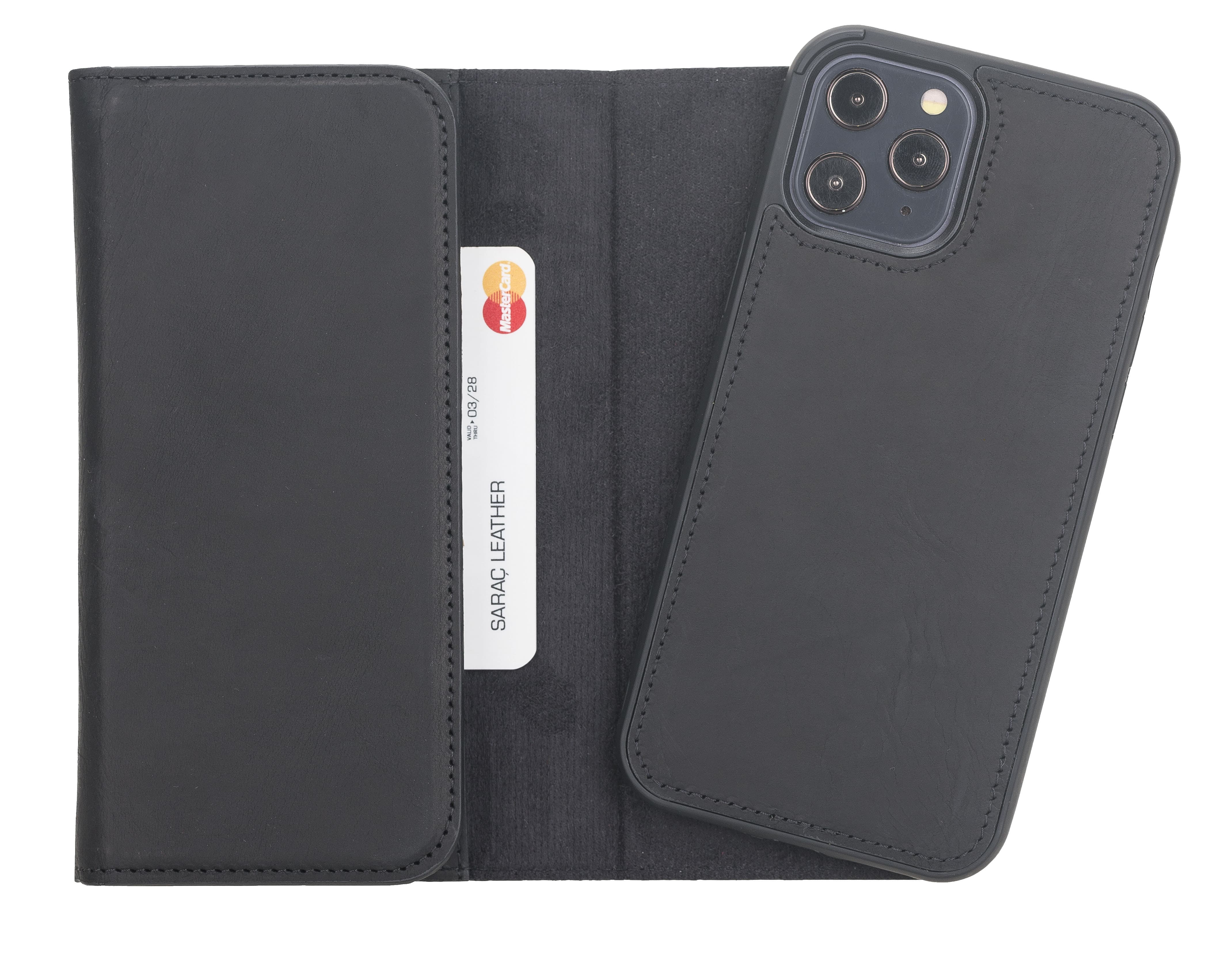 Santa iPhone 12 Pro Leather Detachable Wallet Case Bouletta