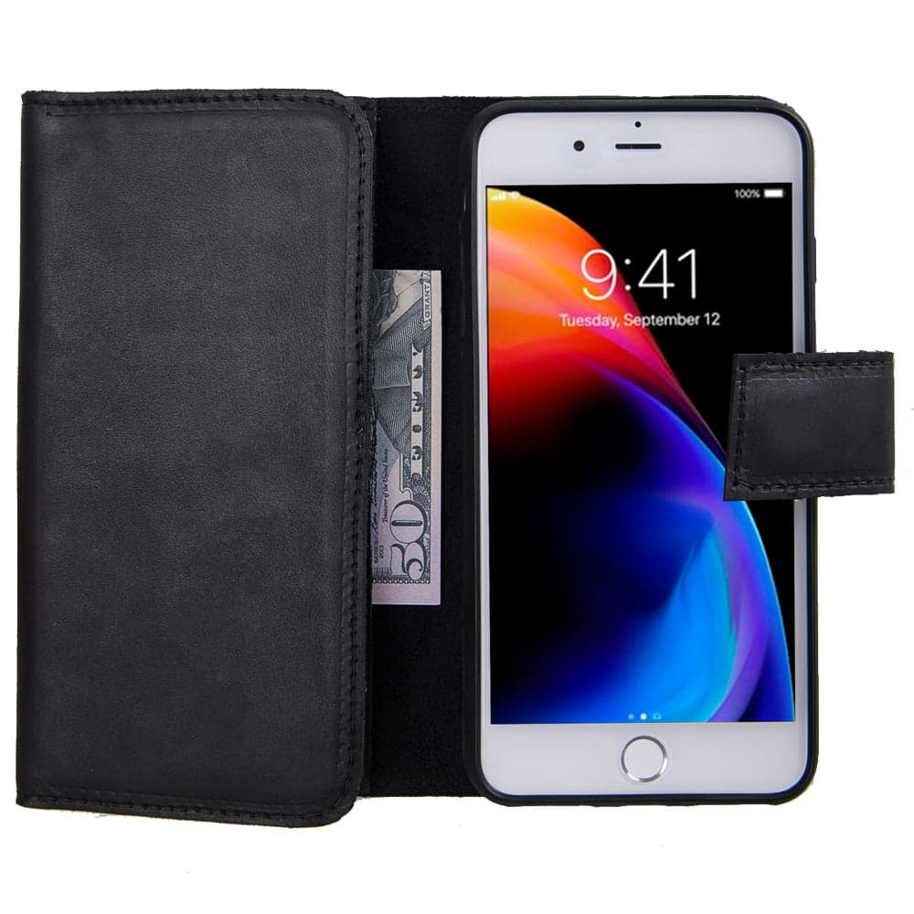 Santa iPhone SE / 8 / 7 Leather Detachable Wallet Case Bouletta