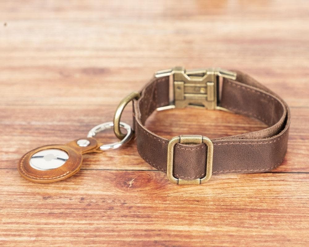 Scobby Leather Dog Collar - Dark Brown Dark Brown Bouletta