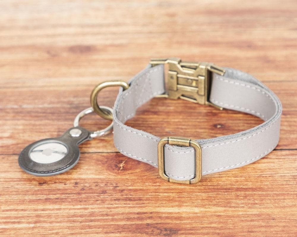 Scobby Leather Dog Collar - Tan Tan Bouletta