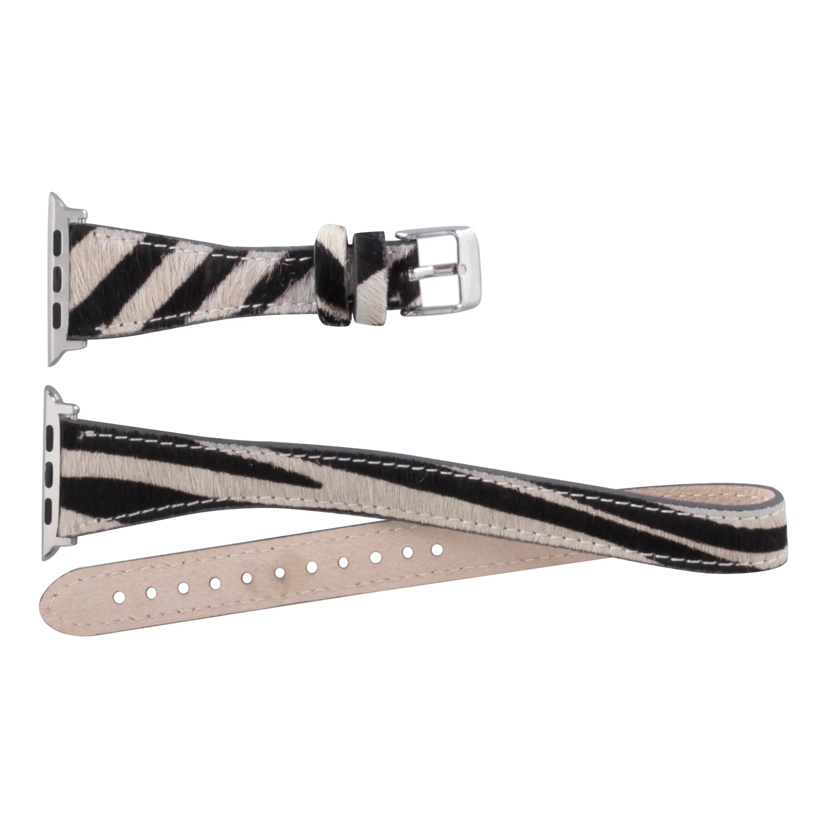 Slim Double Tour Leather Apple Watch Band Bouletta