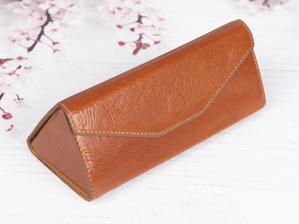 Smart Glasses Leather Case RUSTIC TAN Bouletta