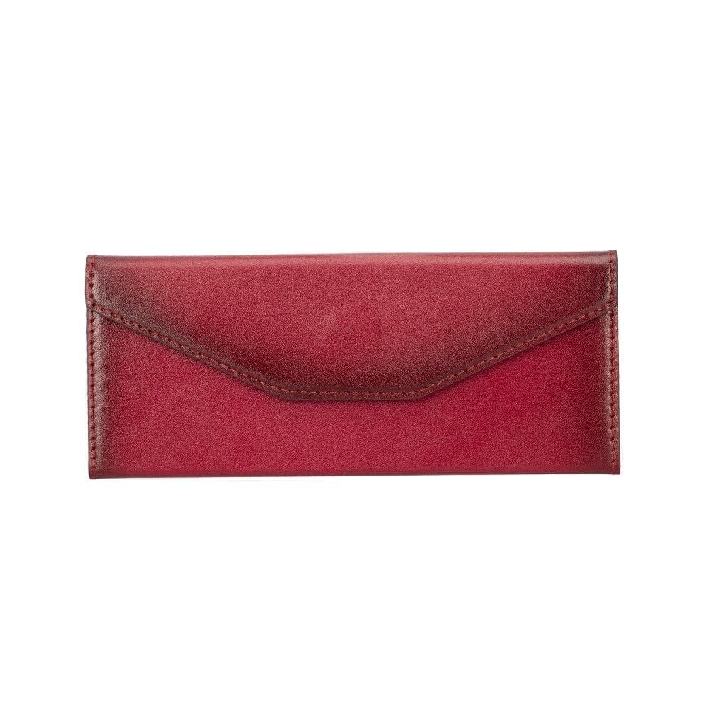 Smart Glasses Leather Case BURNISHED VEGETAL RED Bouletta