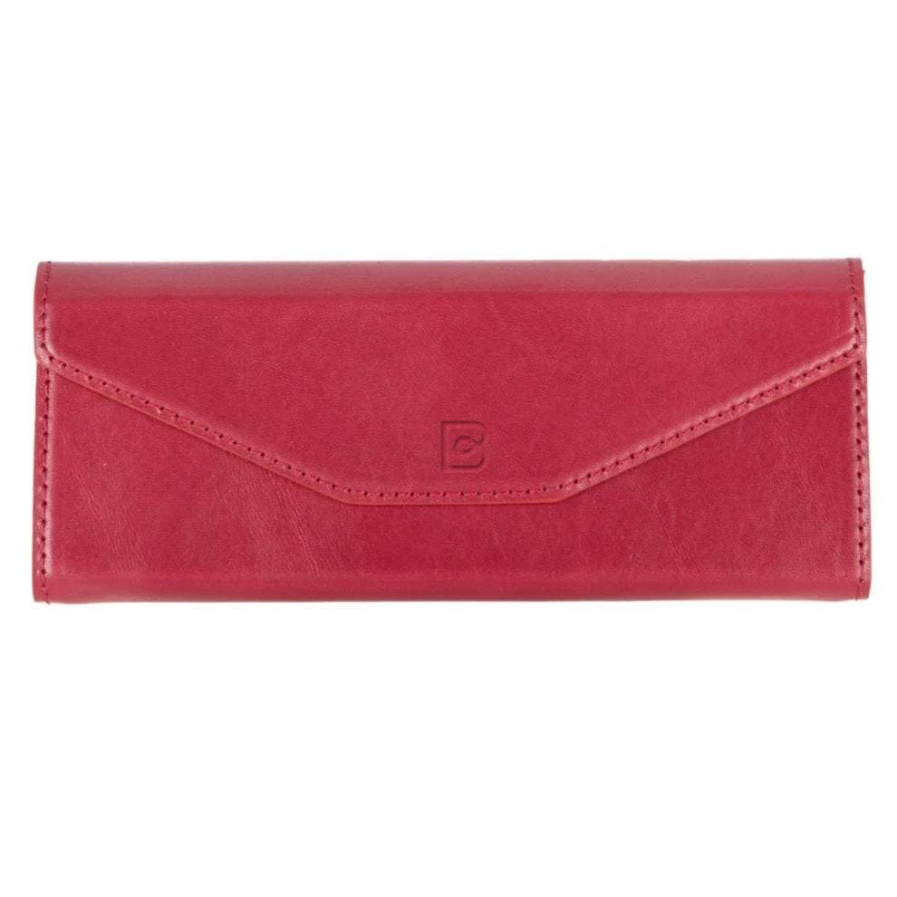 Smart Leather Glasses Case Sandy Red Bouletta