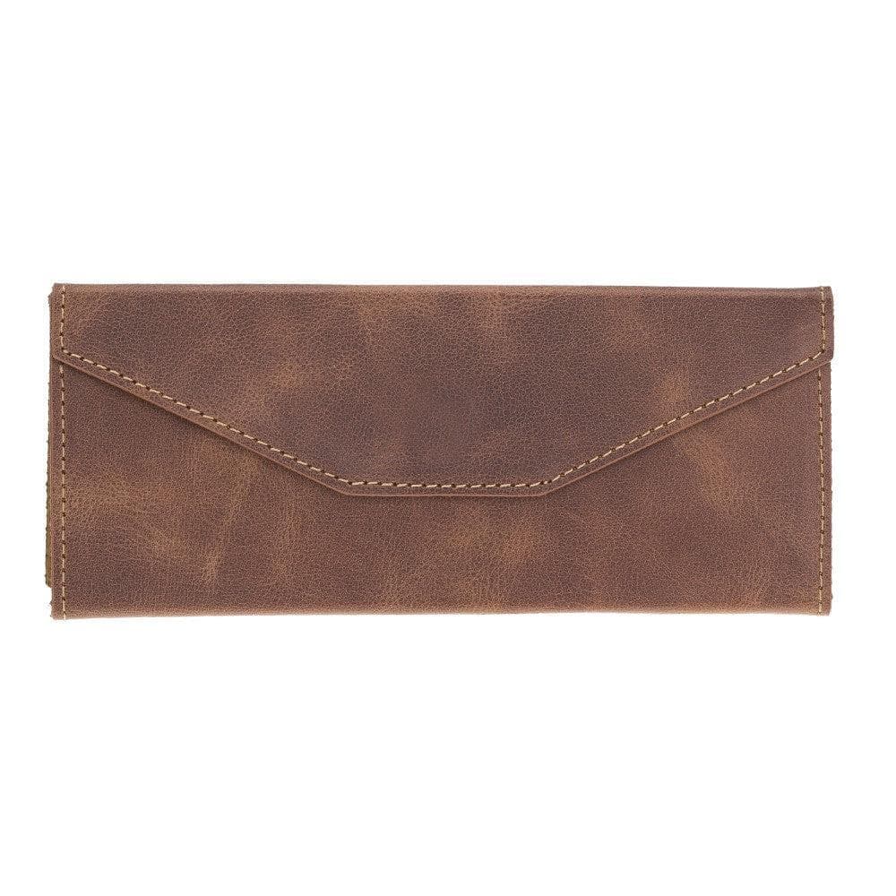 Smart Leather Glasses Case Brown Bouletta