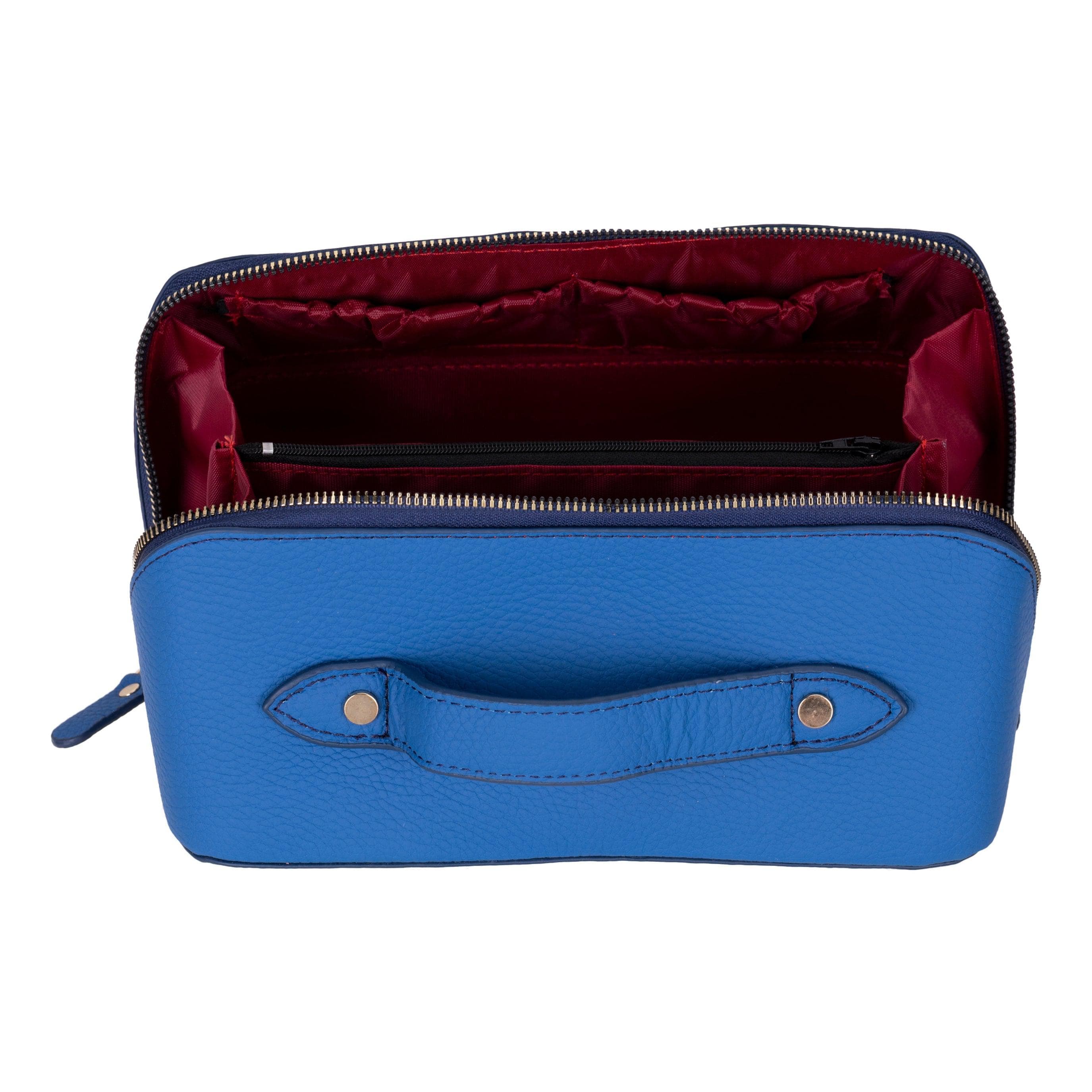 Soluno Leather Make up Bag Bouletta